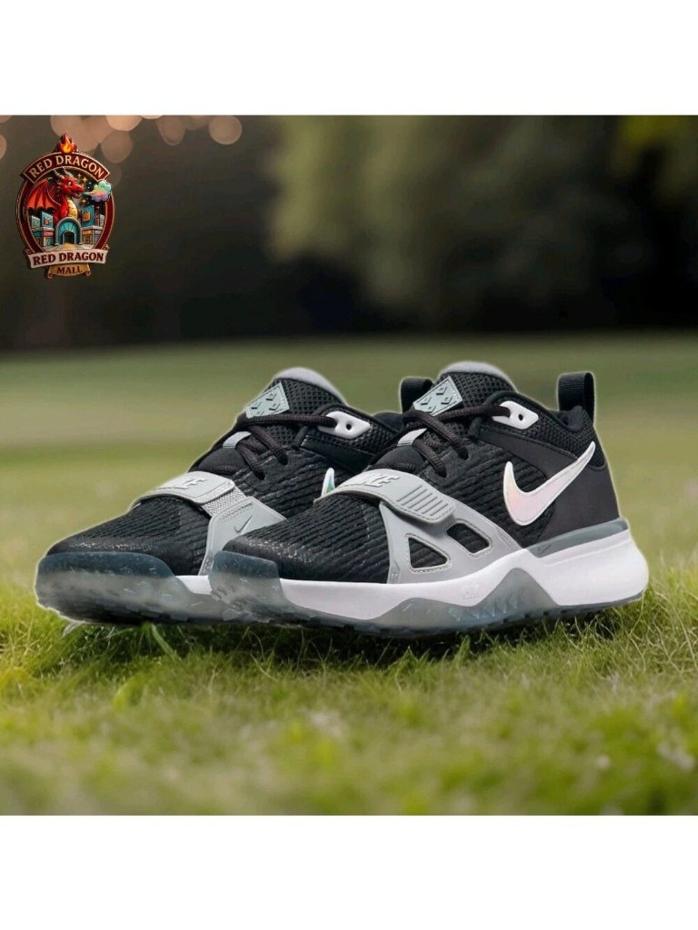 Nike Air Zoom Diamond Elite Turf Baseball Shoes Black FN4250-002 - Men's Size 16